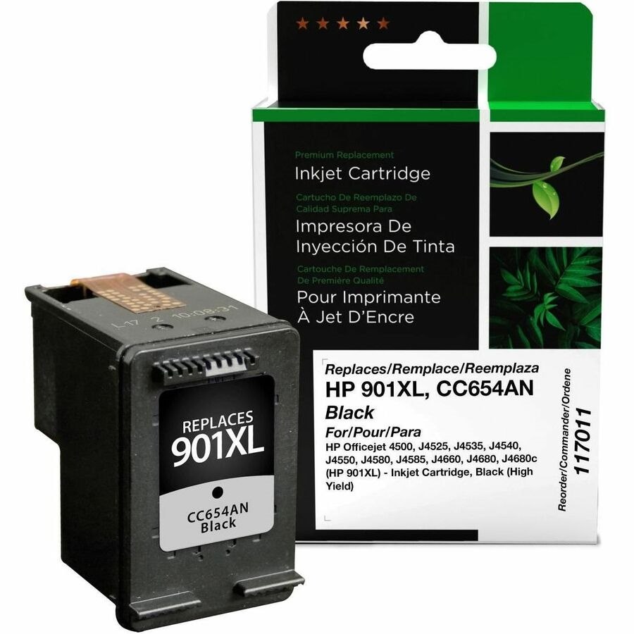Clover Imaging Remanufactured High Yield Black Ink Cartridge for HP 901XL (CC654AN)