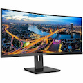 Philips B-Line 346B1C 34" Class UW-QHD Curved Screen LED Monitor - 21:9 - Textured Black