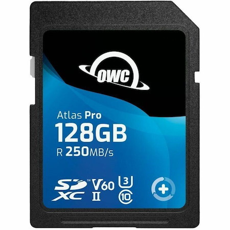 OWC 128GB Atlas Pro SDXC UHS-II V60 Memory Card