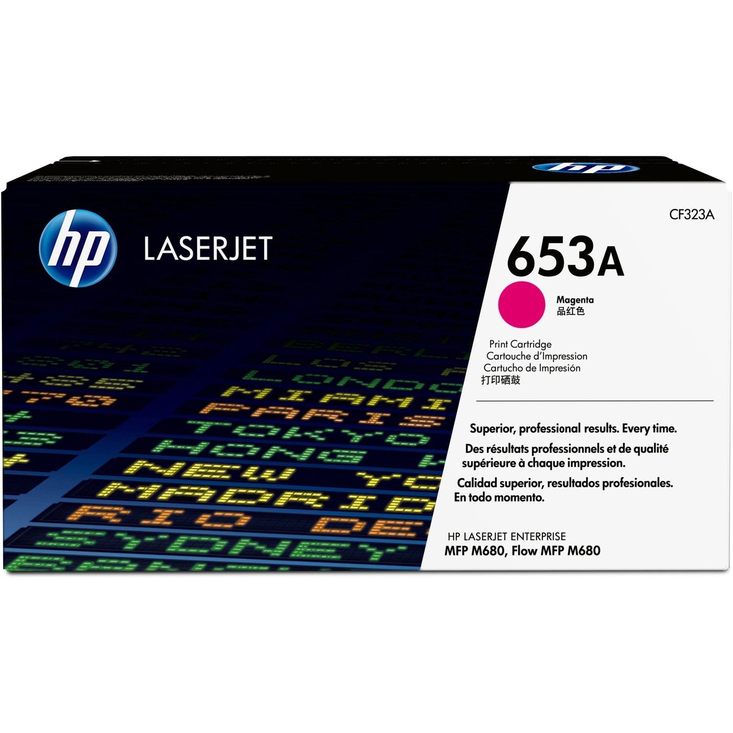 HP 653A Original Laser Toner Cartridge - Single Pack - Magenta - 1 Each
