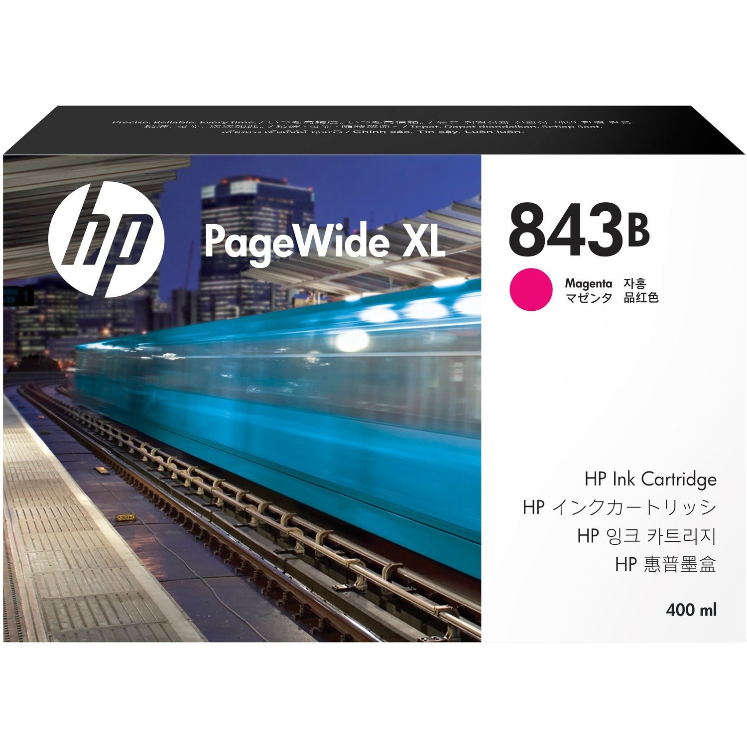 HP 843B Original Page Wide Ink Cartridge - Magenta Pack