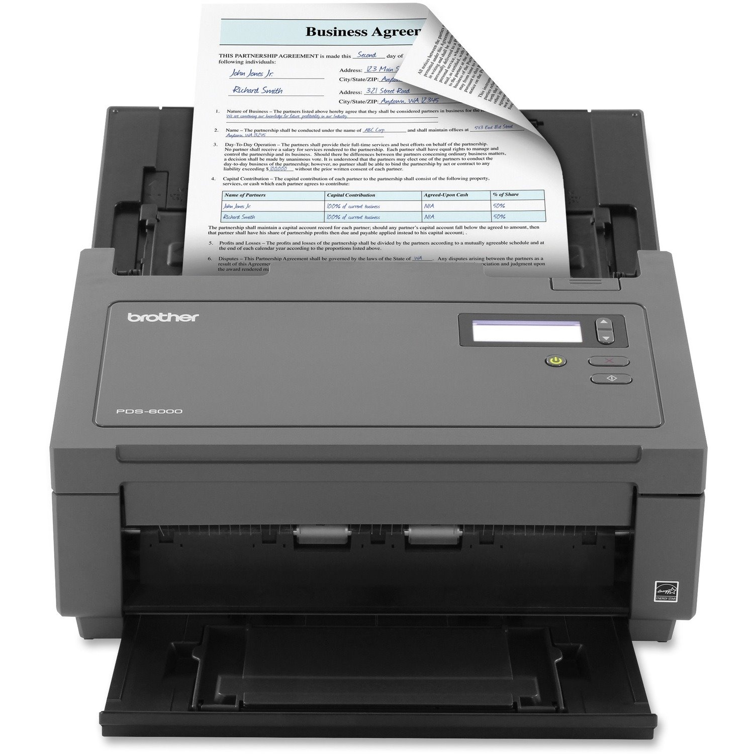 Brother PDS-6000 Sheetfed Scanner - 600 dpi Optical