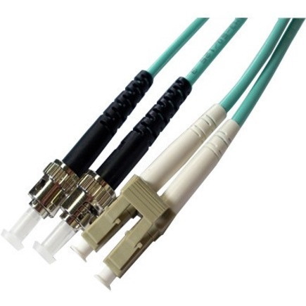 Axiom LC/ST Multimode Duplex OM4 50/125 Fiber Optic Cable 9m