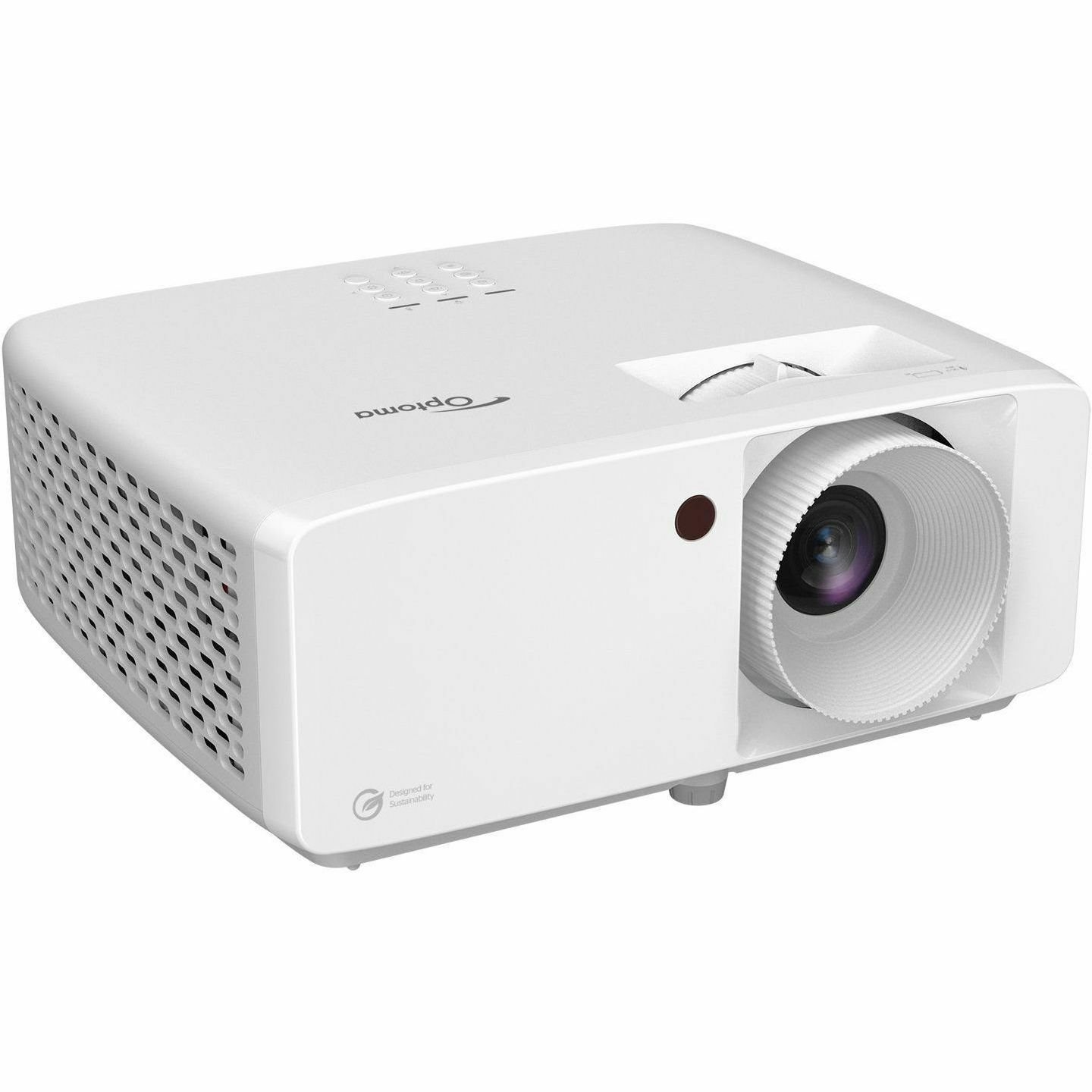 Optoma ZH462 3D DLP Projector - 16:9 - Portable - White