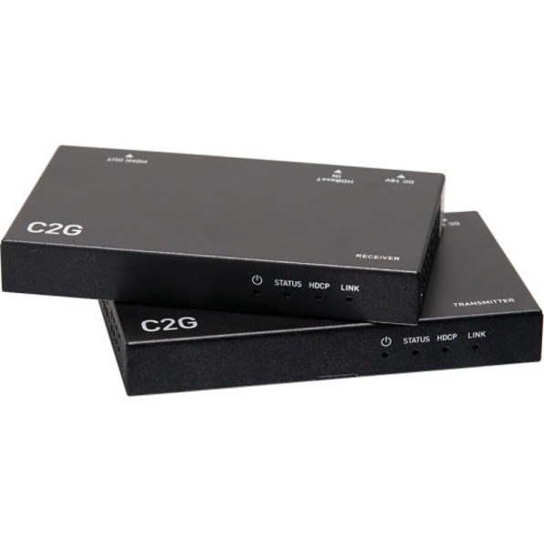 C2G HDBaseT HDMI Extender over Cat Cable - HDMI Transmitter Box to Receiver Box - 4K 60Hz