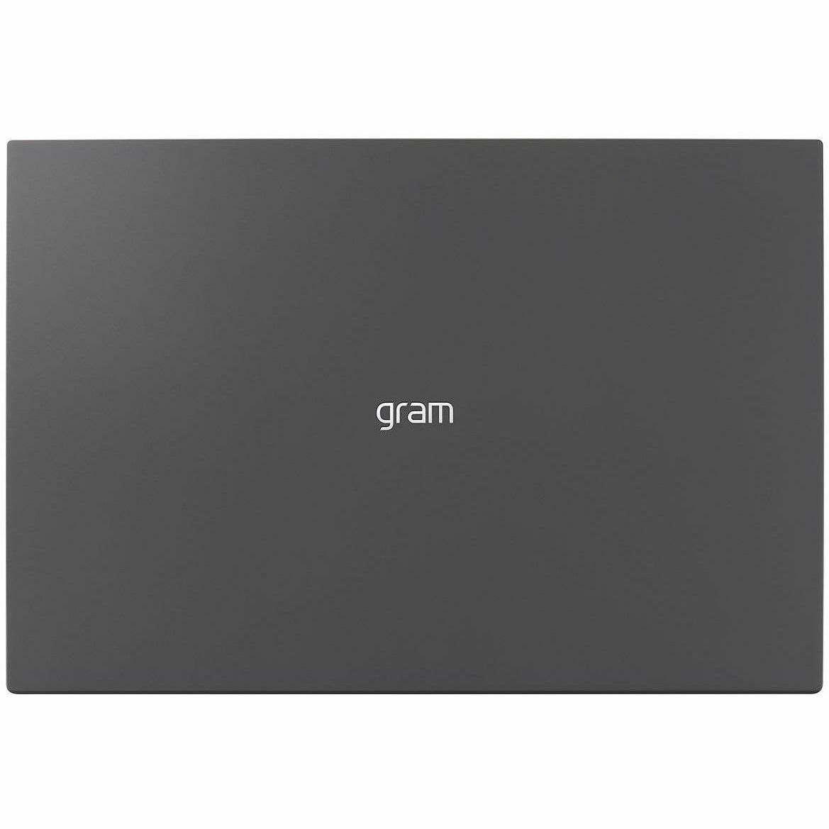 LG gram 16Z90R-N.APC5U1 16" Notebook - WQXGA - 60 Hz - Intel Core i5 13th Gen i5-1340P - 8 GB - 512 GB PCI Express NVMe 4.0 SSD - Charcoal Gray