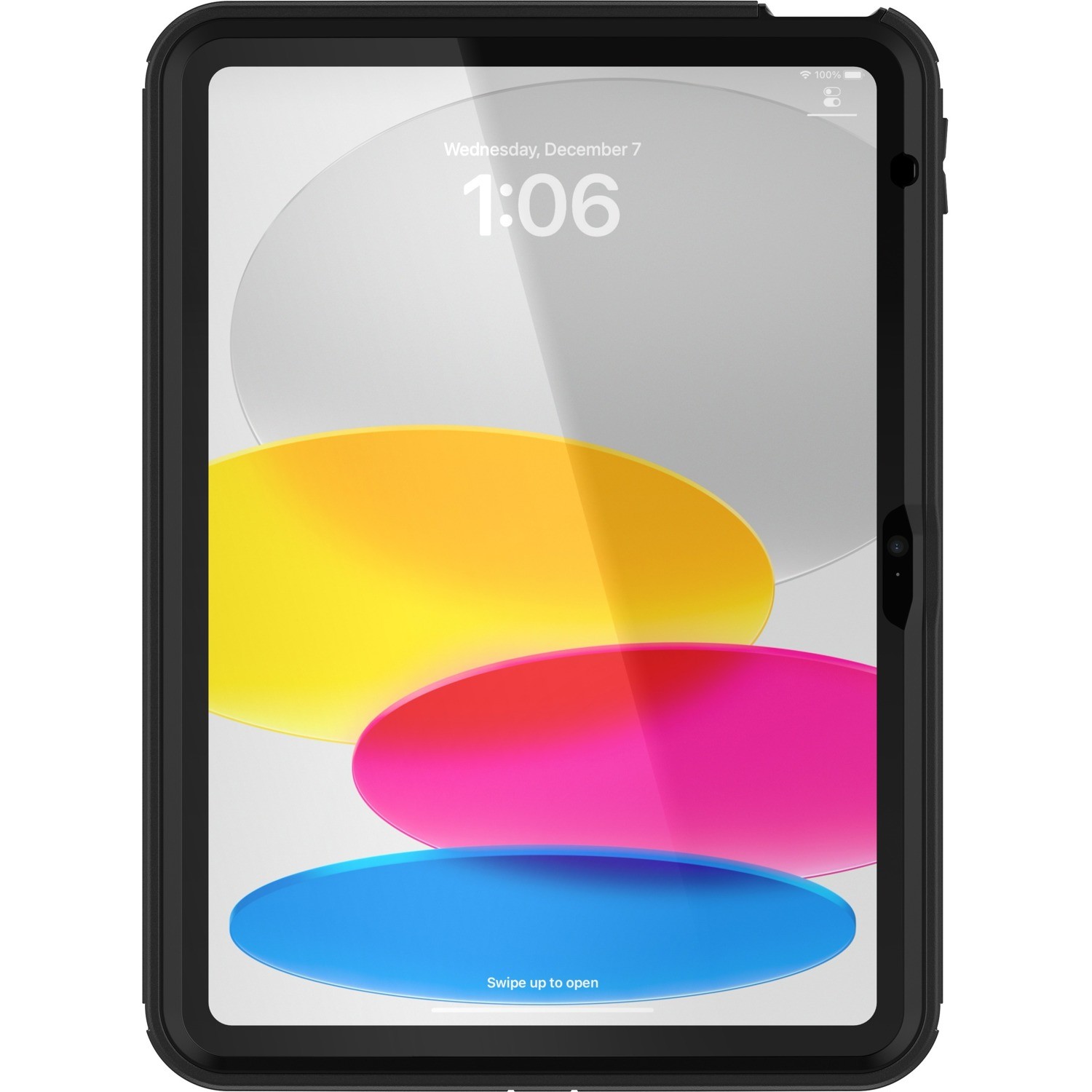 OtterBox Rugged Defender Apple iPad (11') (A16) (11th Gen) / iPad (10.9') (10th Gen) Kickstand Case Black - (77-89953), 7 Years Warranty