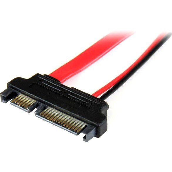 StarTech.com 6in Slimline SATA to SATA Adapter with Power - F/M