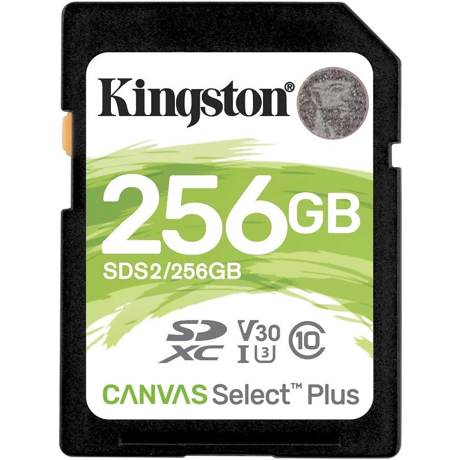 Kingston Canvas Select Plus SDS2 256 GB Class 10/UHS-I (U3) SDXC - 1