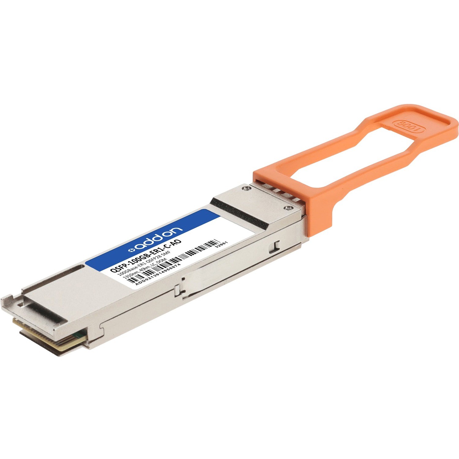 AddOn Cisco&reg; Compatible TAA Compliant 100GBase-ER1 QSFP28 Single Lambda Transceiver (SMF, 1310nm, 40km, LC, DOM)