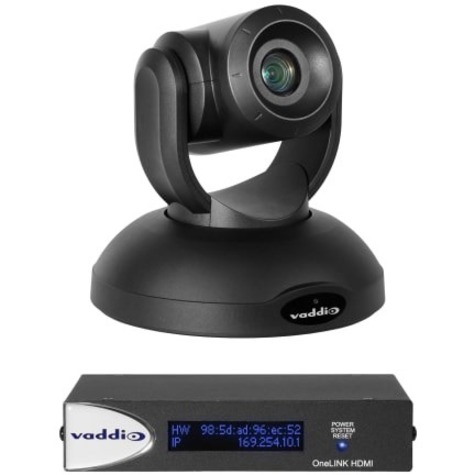 Vaddio RoboSHOT 40 UHD OneLINK Video Conferencing HDMI Bridge System - Includes PTZ Camera - Black