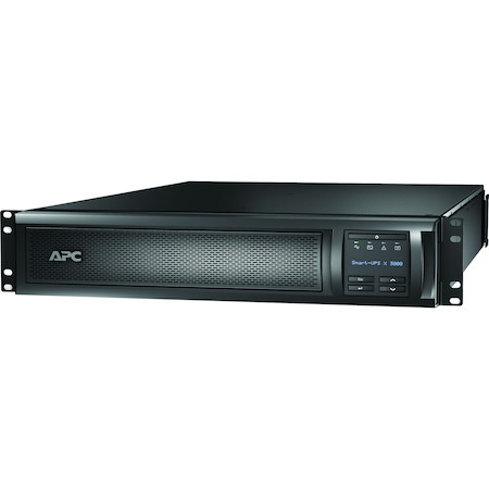 APC Smart-UPS X, Line Interactive, 3kVA, Rack/tower convertible 2U, 100V-127V, 3x 5-15R+3x 5-20R+1x L5-30R NEMA, NMC, Extended runtime, W/rail kit