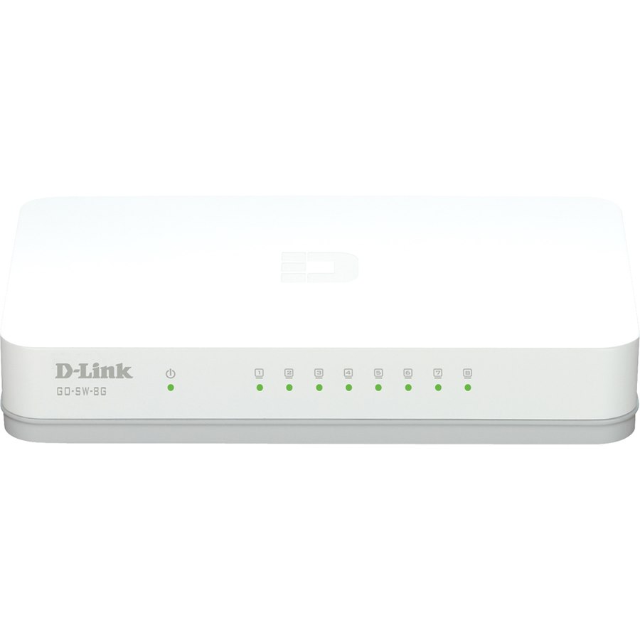 D-Link GO-SW-8G 8-Port Gigabit Unmanaged Desktop Switch