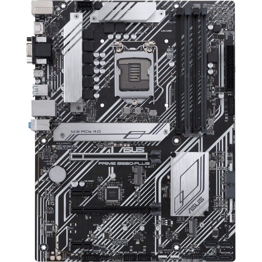 Asus Prime B560-PLUS Desktop Motherboard - Intel B560 Chipset - Socket LGA-1200 - Intel Optane Memory Ready - ATX