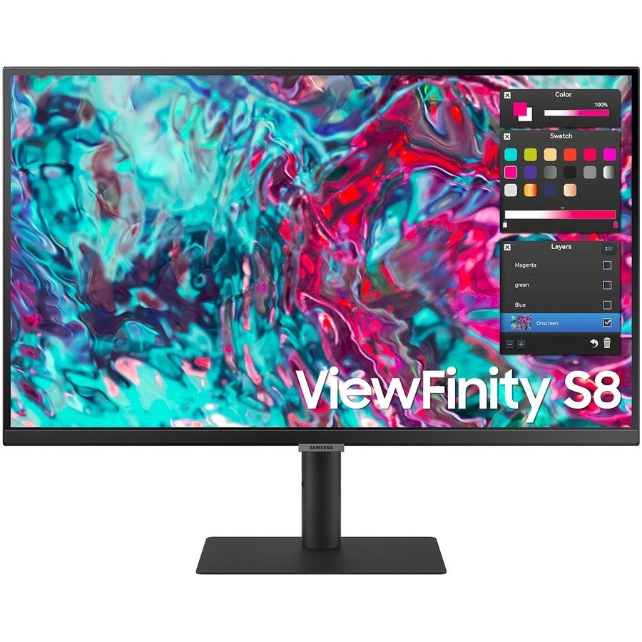 Samsung ViewFinity S8 S27B800TGN 27" Class 4K UHD LCD Monitor - 16:9 - Black