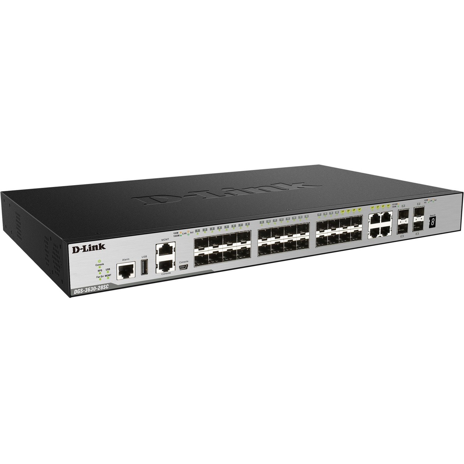 D-Link 28-Port Layer 3 Stackable Managed Gigabit Switch including 4 10GbE Ports