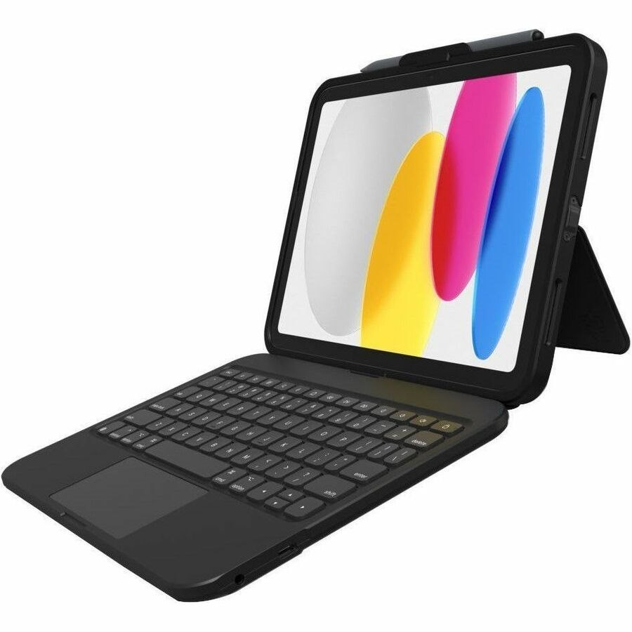 Zagg KB Tough Keys Ipad 10.9In (10TH Gen)/A16 Black