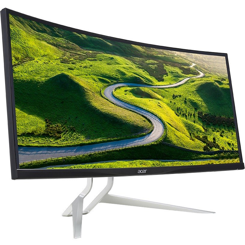 Acer XR382CQK UW-QHD+ Curved Screen LCD Monitor - 21:9 - Black