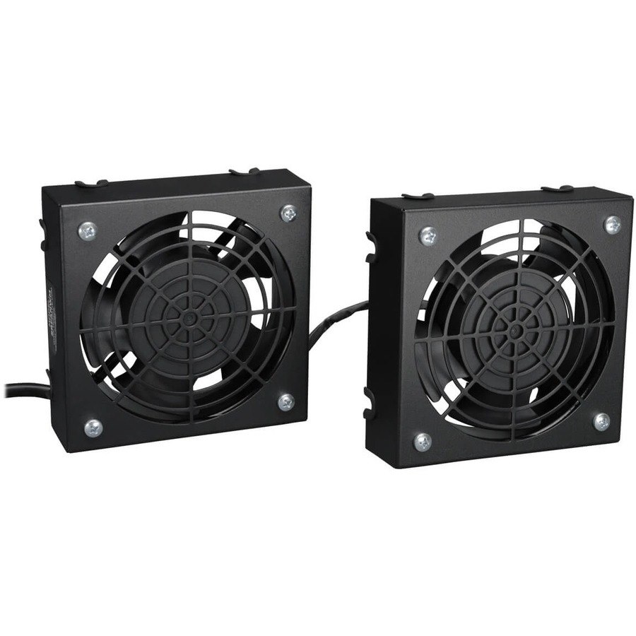 Eaton Tripp Lite Series SmartRack Wall-Mount Roof Fan Kit - 2-120V high-performance fans; 210 CFM; 5-15P plug