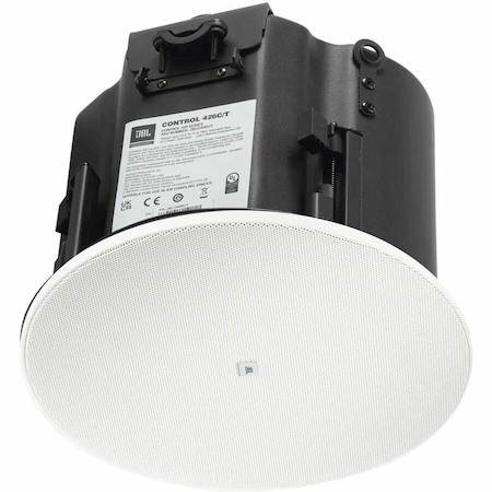 JBL Professional Control 426C/T 2-way Ceiling Mountable, Rail Mountable, Blind Mount Speaker - 75 W RMS - White