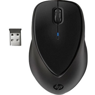 HP Comfort Grip Mouse - Radio Frequency - USB - Optical - 3 Button(s) - Black - 1