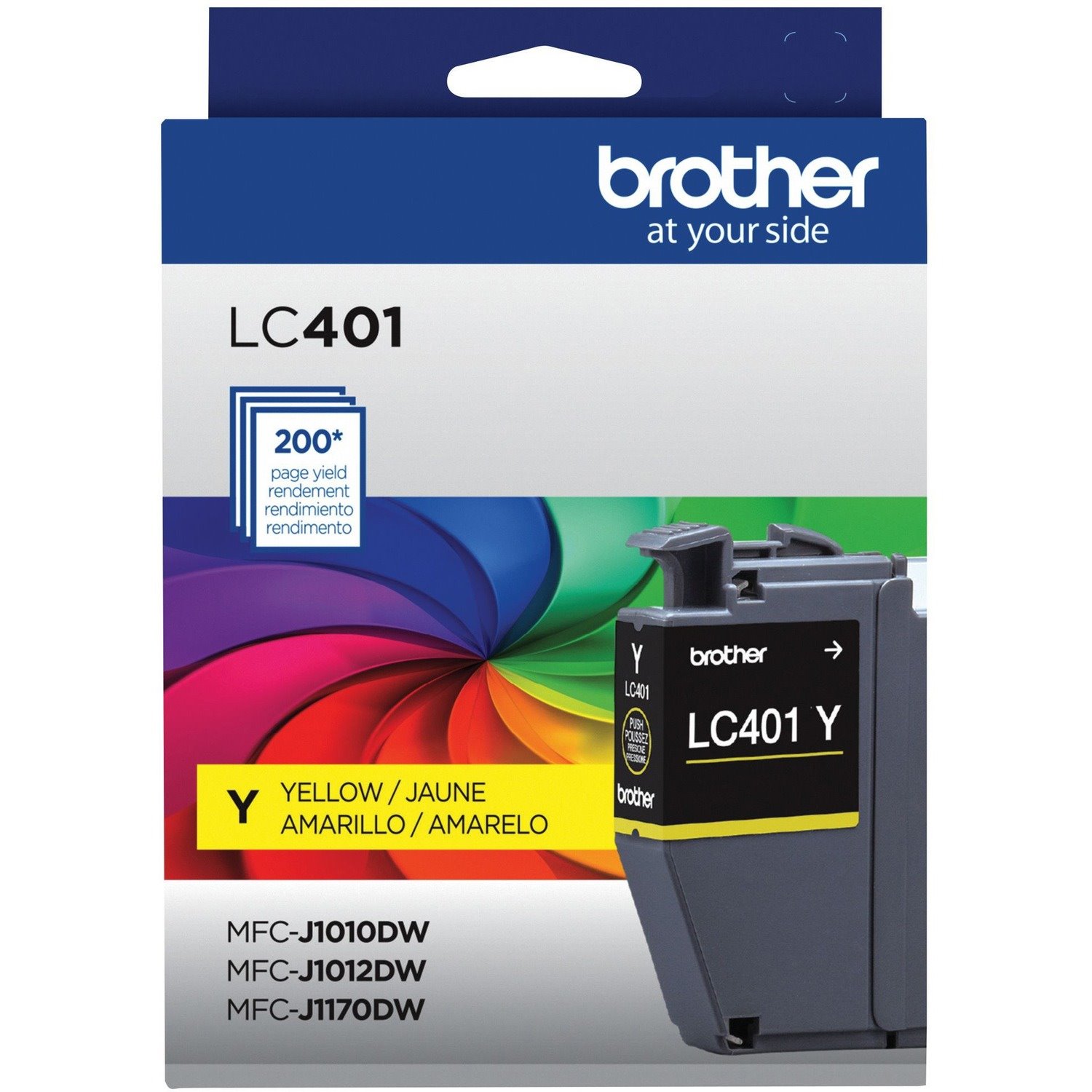 Brother LC401YS Original Standard Yield Inkjet Ink Cartridge - Single Pack - Yellow - 1 Each