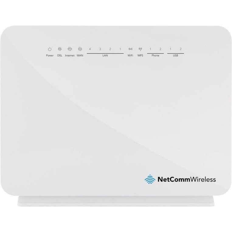 Netcomm NF10WV Wi-Fi 4 IEEE 802.11n VDSL2, ADSL2+ Wireless Router