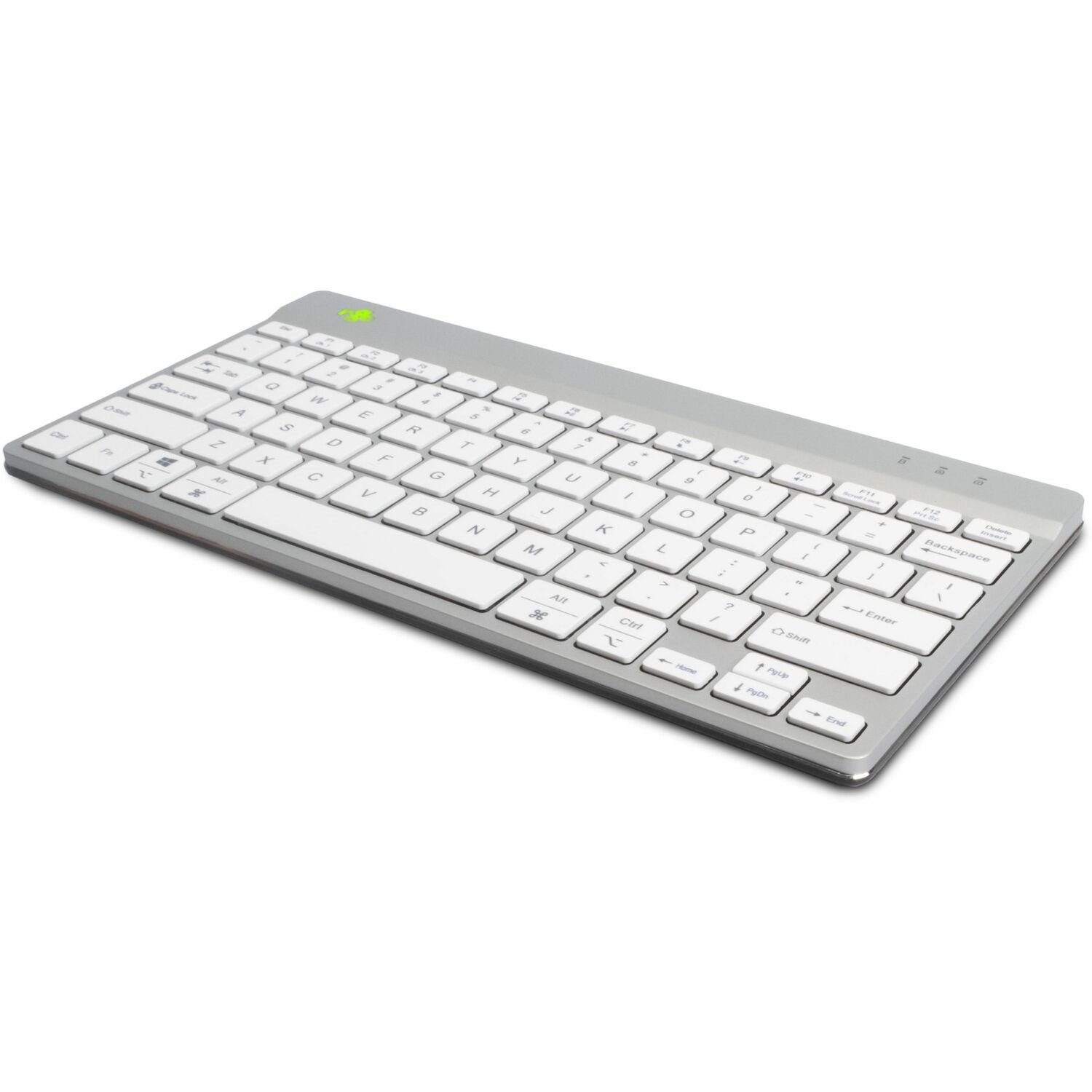 R-Go Compact Break Toetsenbord - Compact - Draadloos Verbinding - USB Type C Interface - Engels (US) - QWERTY indeling - Wit