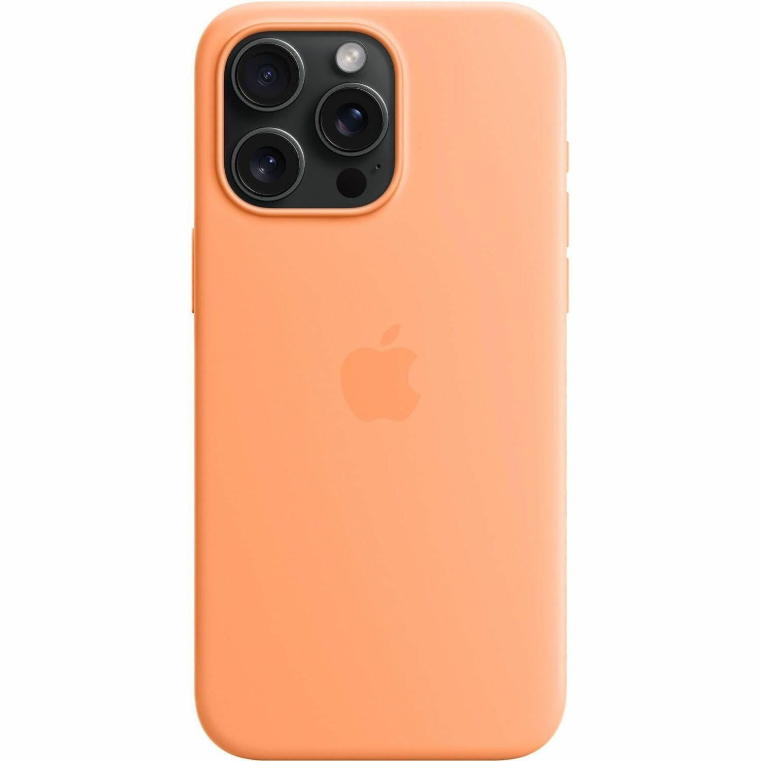 Apple iPhone 15 Pro Max Silicone Case with MagSafe - Orange Sorbet