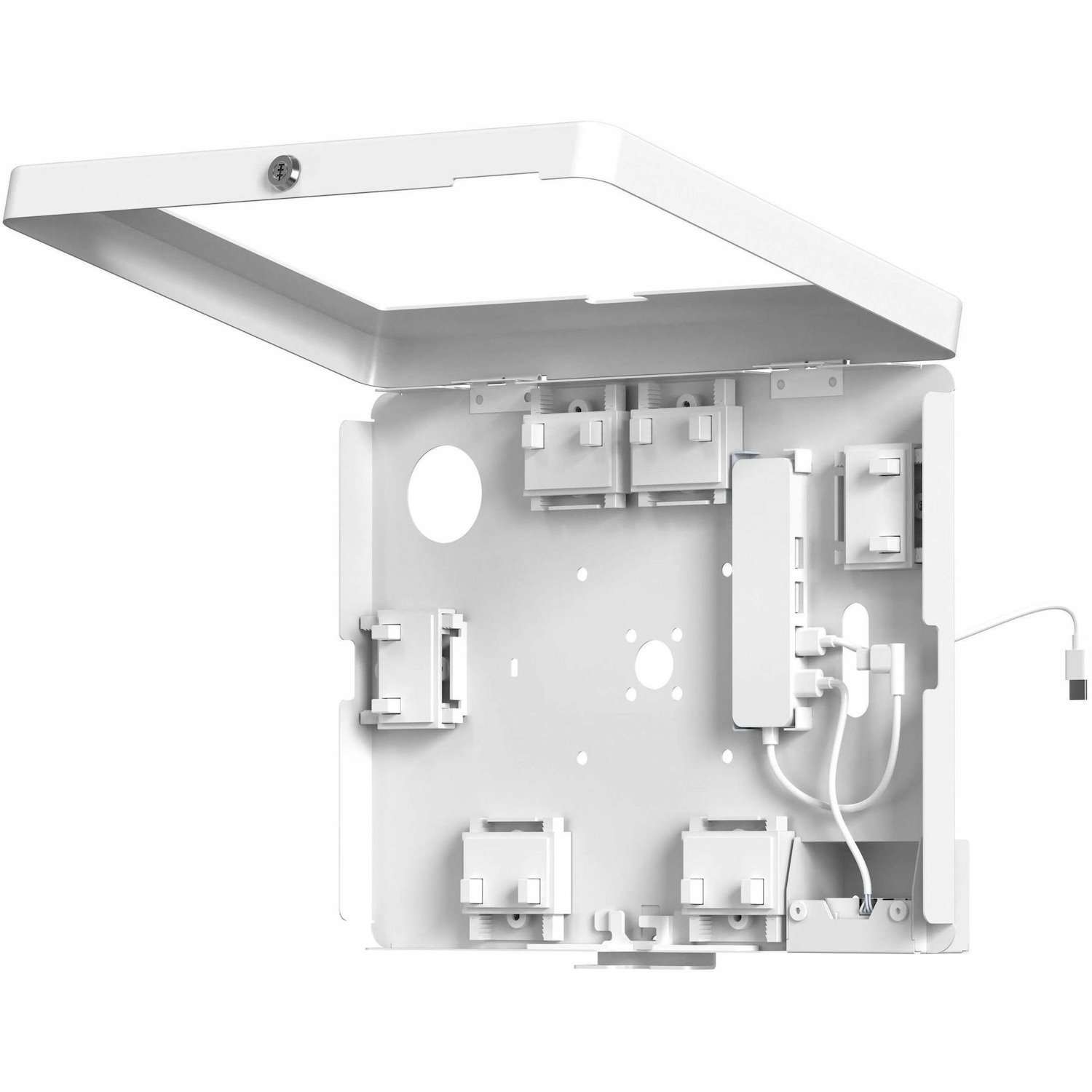 CTA Digital Mounting Enclosure for Tablet - Black - Horizontal