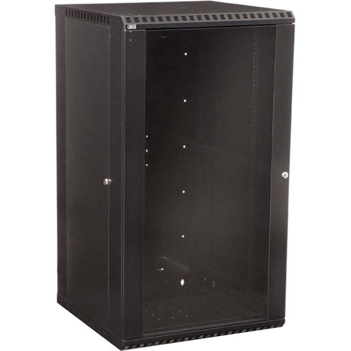 Kendall Howard 22U LINIER Fixed Wall Mount Cabinet - Glass Door