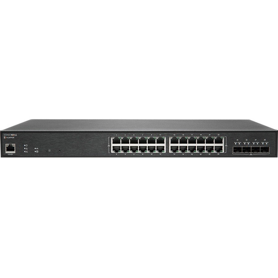 SonicWall SWS14-24FPOE 28 Ports Manageable Ethernet Switch - TAA Compliant