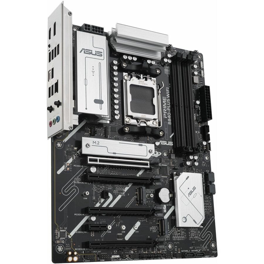 Asus Prime B840-PLUS WIFI Gaming Desktop Motherboard - AMD B840 Chipset - Socket AM5 - ATX