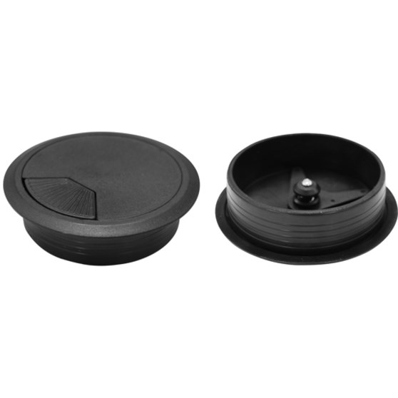 Dynamix 60mm Desk Grommet Black