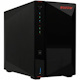Asustor AS5402T, 2 Bay NAS, Intel Quad-Core 2.0GHz CPU, 4X M.2 NVMe SSD Slots, 2x2.5GbE Ports, 4GB DDR4 RAM, for Gaming and Live Stream, Network Attached Storage(Diskless)