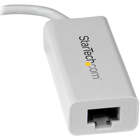 StarTech.com USB-C to Gigabit Ethernet Adapter - White - Thunderbolt 3 Port Compatible - USB Type C Network Adapter