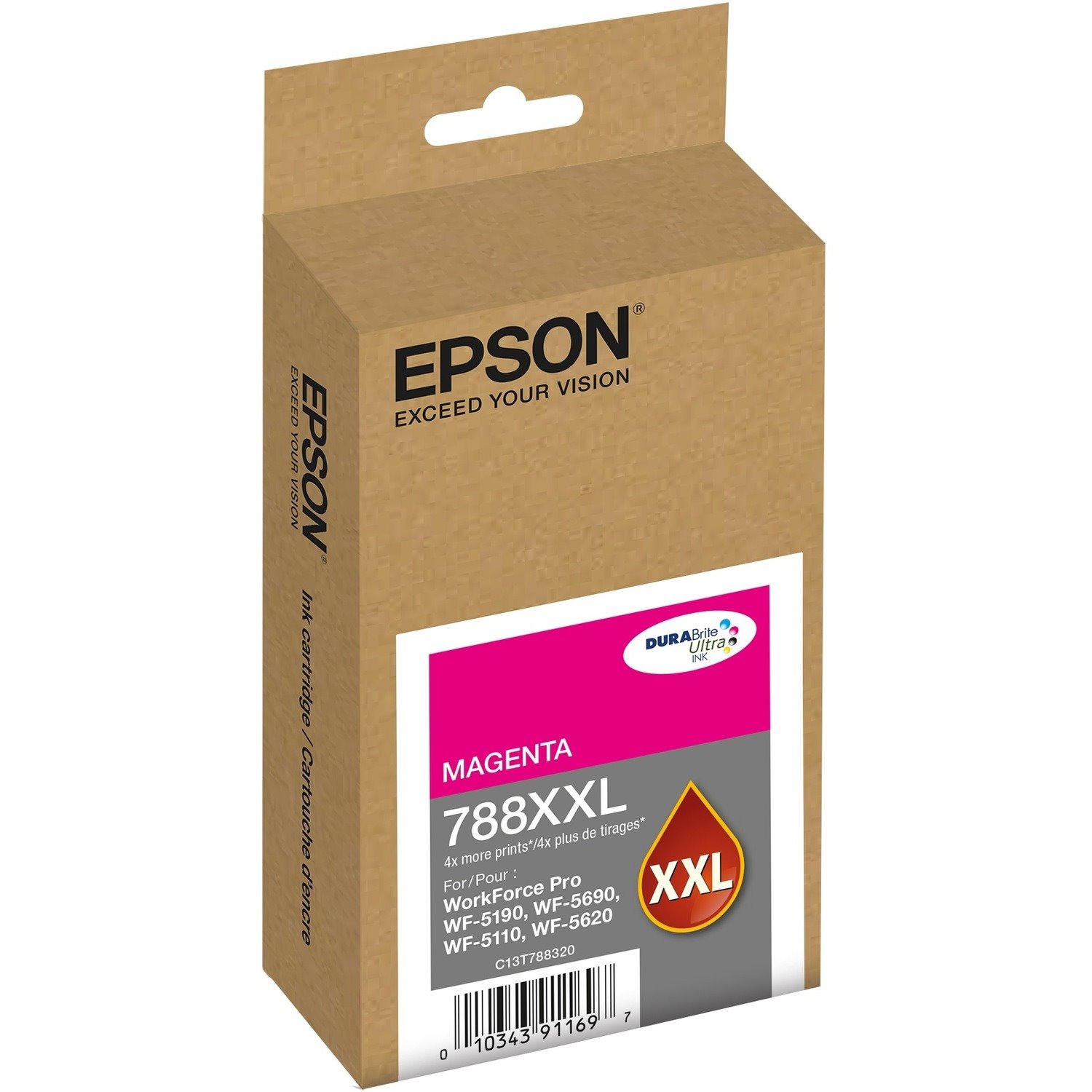 Epson DURABrite Ultra 788XXL Original Extra High Yield Inkjet Ink Cartridge - Magenta Pack