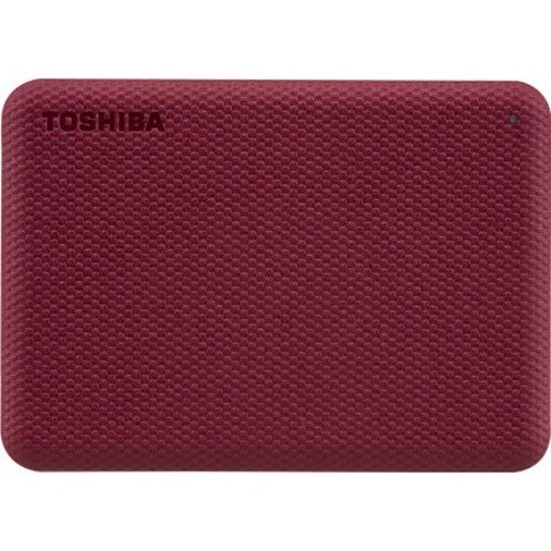 Toshiba Canvio Advance 2 TB Portable Hard Drive - 2.5" External - Red