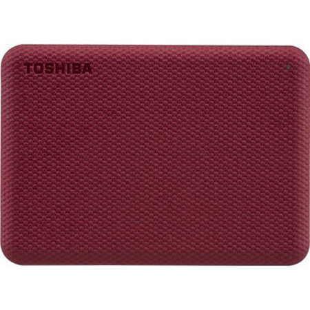 Toshiba Canvio Advance 2 TB Portable Hard Drive - 2.5" External - Red