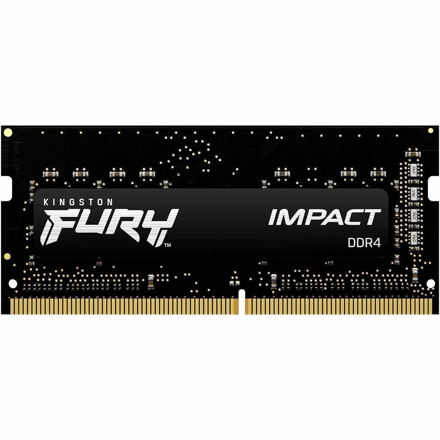 Kingston FURY Impact RAM-module voor Notebook - 16 GB (1 x 16GB) - DDR4-3200/PC4-25600 DDR4 SDRAM - 3200 MHz - CL20 - 1,20 V