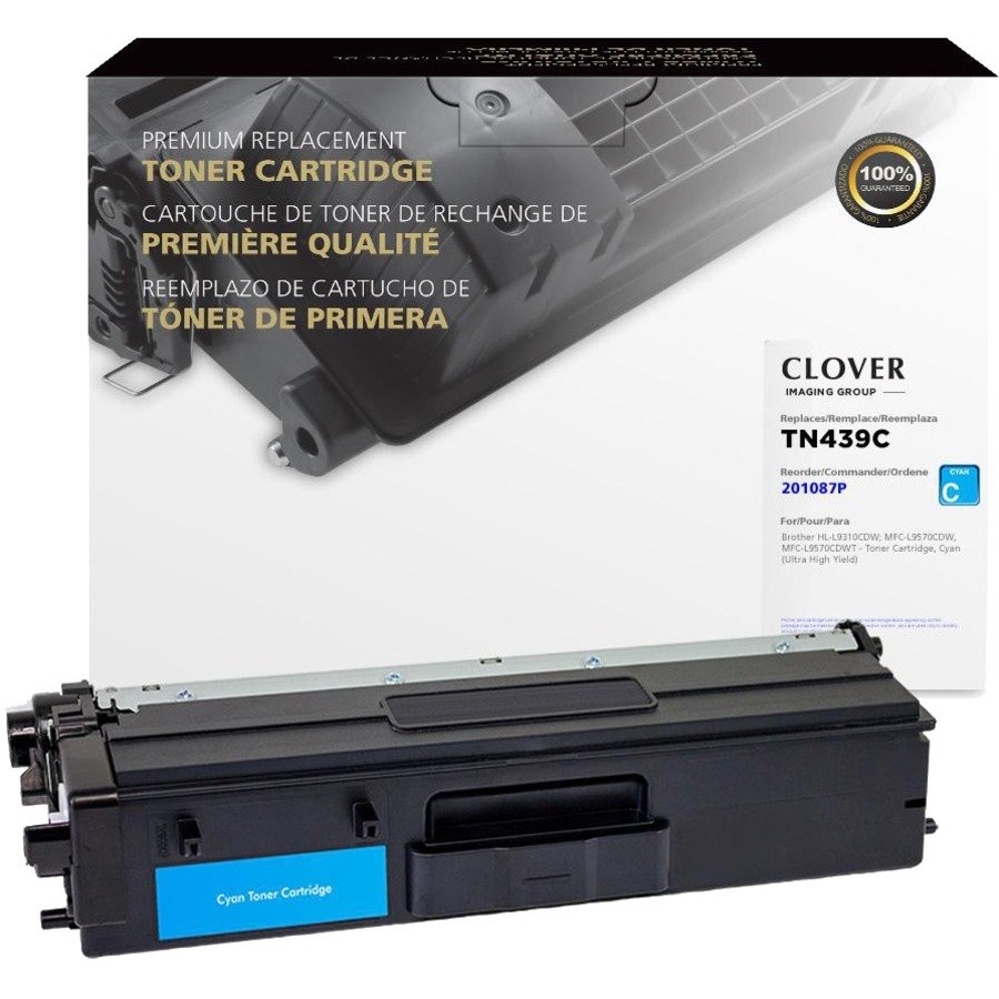 Clover Imaging Remanufactured Ultra High Yield Cyan Toner Cartridge for Brother TN439C