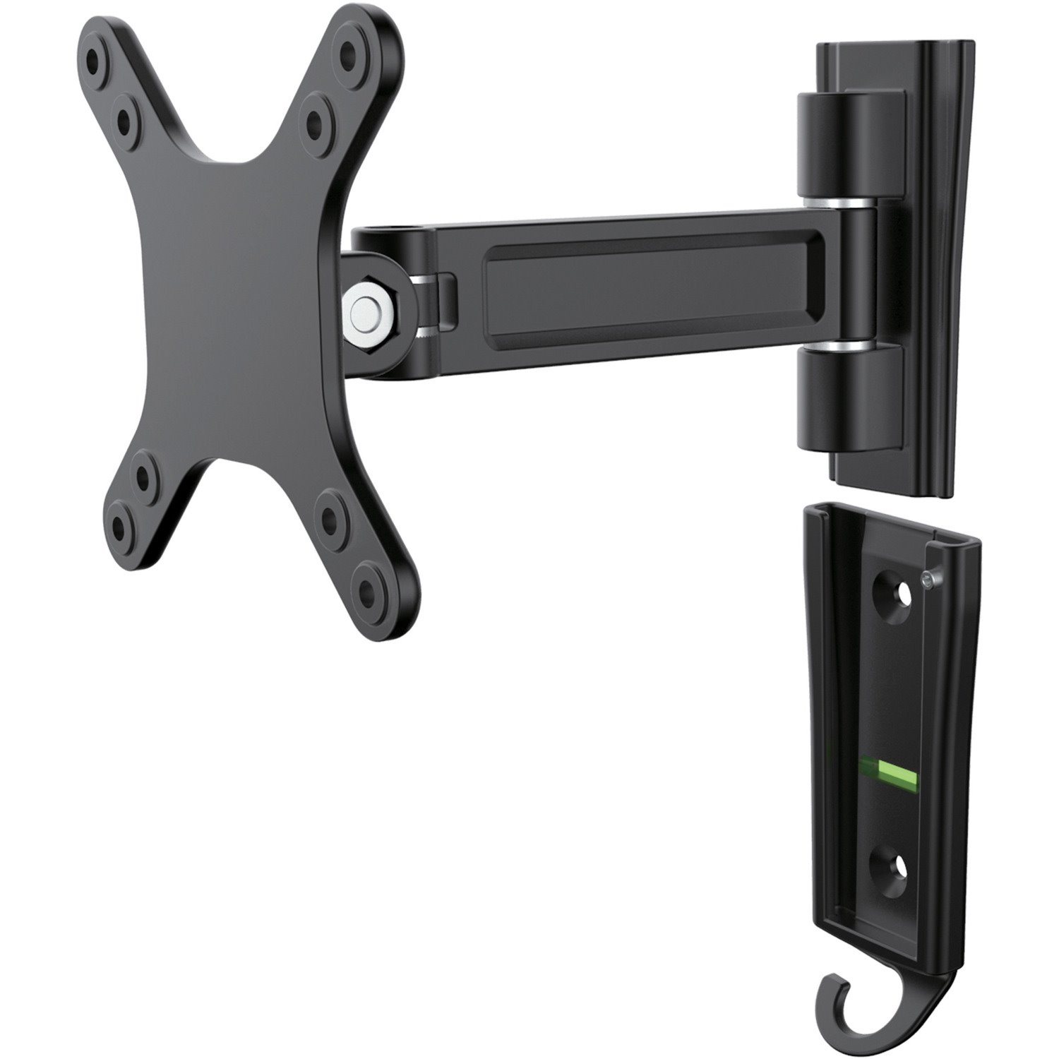 StarTech.com Wall Mount Monitor Arm, Single Swivel, For VESA Mount Monitors / Flat-Screen TVs up to 34" (33.1lb/15kg), Monitor Wall Mount