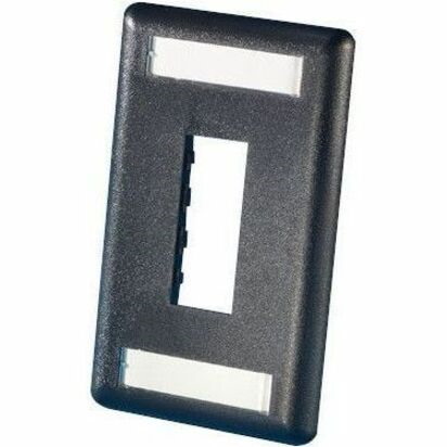 Ortronics Tracjack Faceplate, Two-Port (Single Gang), Plastic