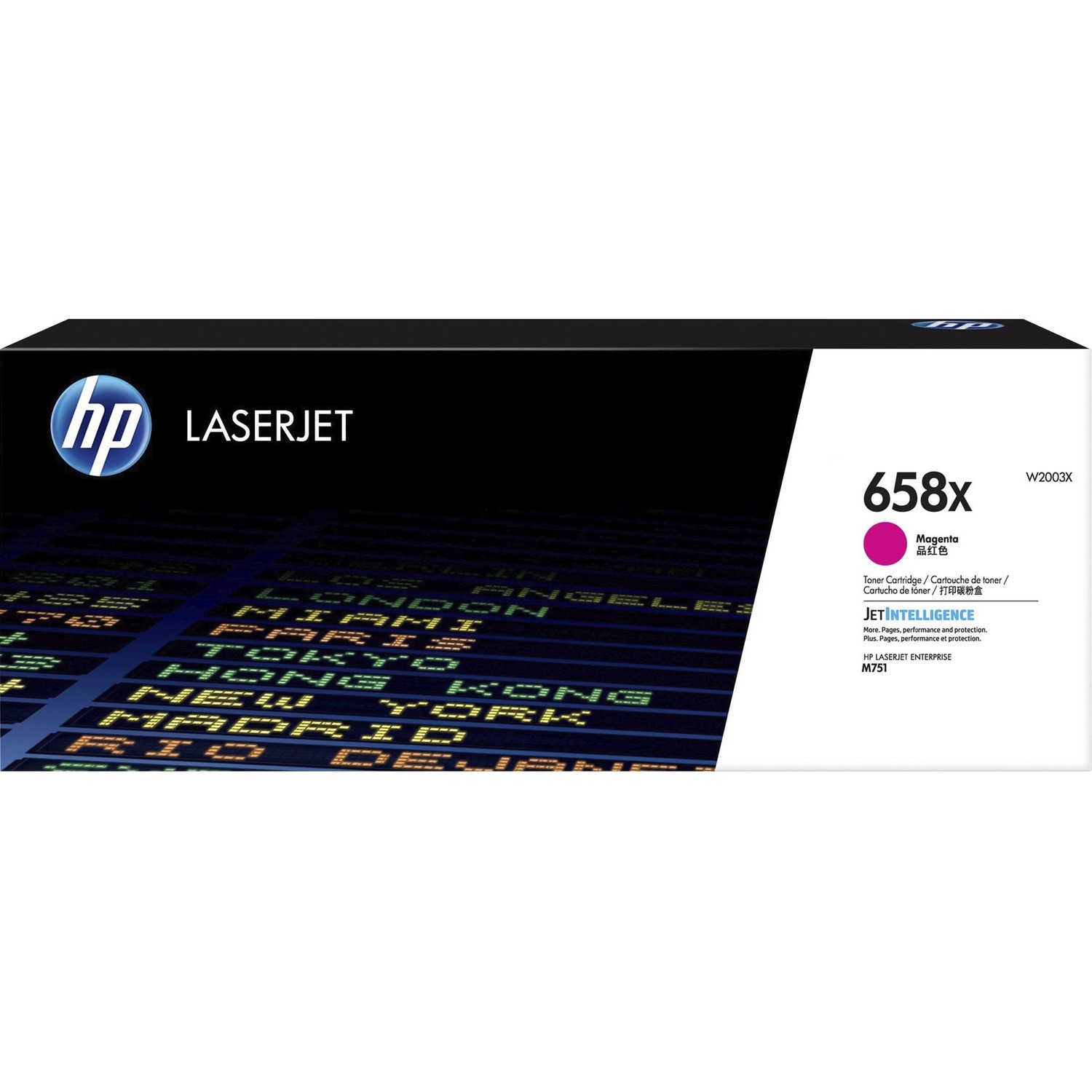 HP 658X MAGENTA LASERJET TONER CARTRIDGE - HIGH YIELD - M751 COMPATIBLE
