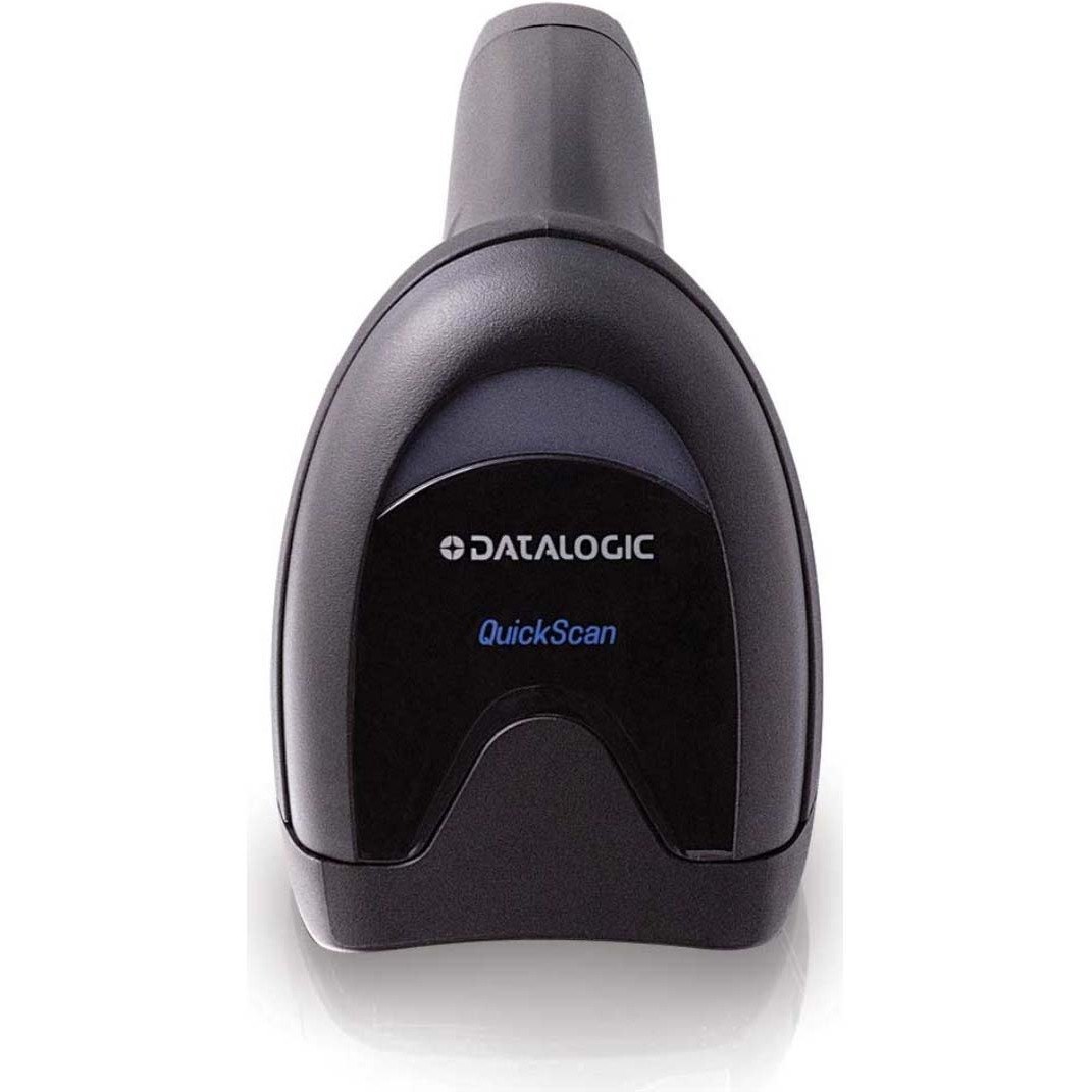 Datalogic QuickScan QBT2500 Industrial, Retail, Smartphone, Commercial Service, Hospitality, Transportation, Government, Laboratory Handheld Barcode Scanner Kit - Wireless Connectivity - Black - USB Cable Included