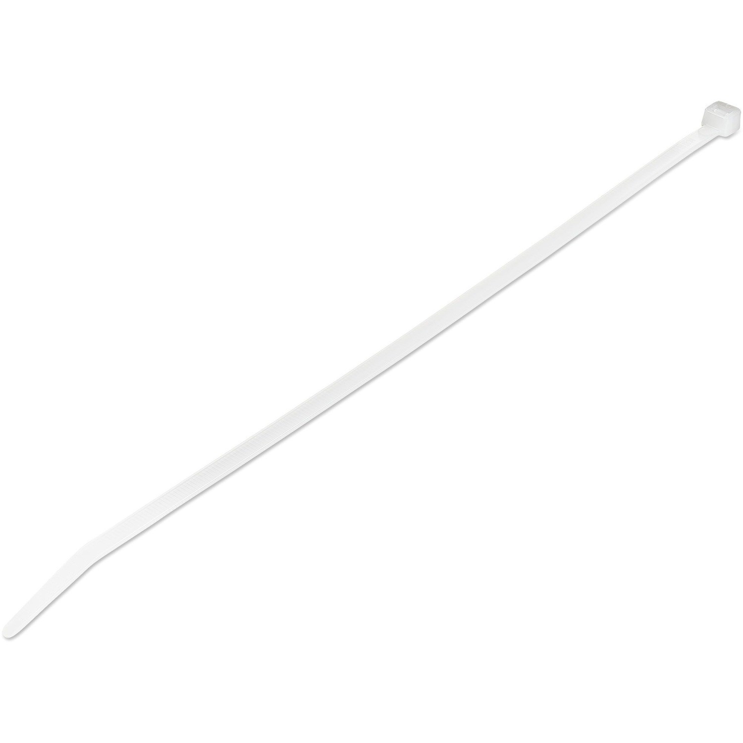 StarTech.com 100 Pack 10" Cable Ties - White Extra Large Nylon/Plastic Zip Ties Adjustable Network Cable Wraps UL TAA