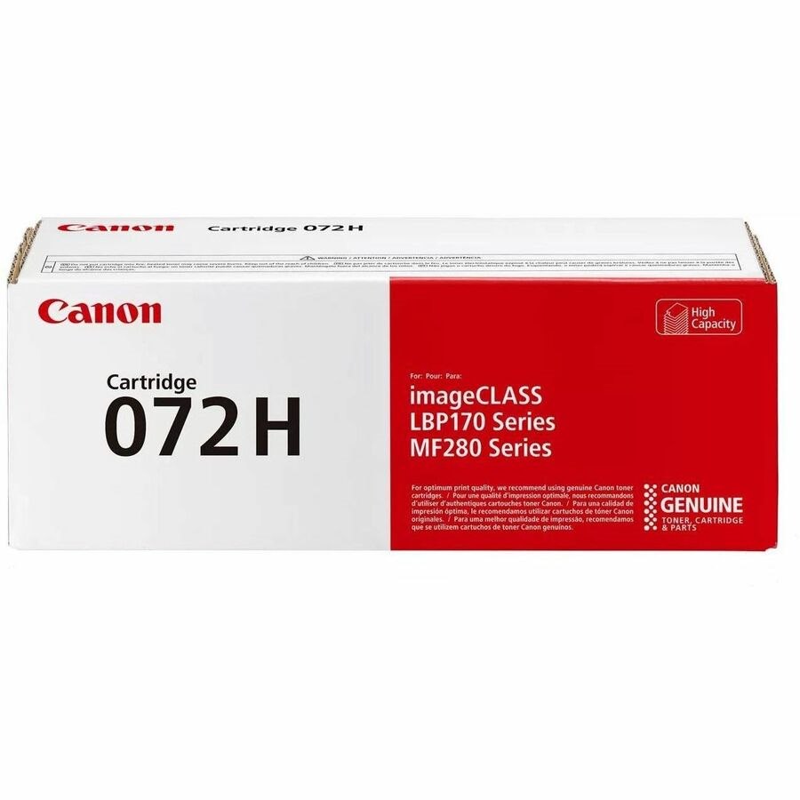 Canon 072 H Original High Yield Laser Toner Cartridge - Box - Black - 1 Pack