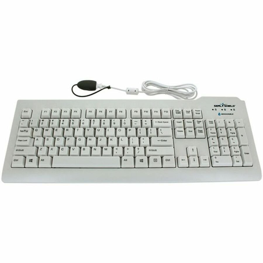 Seal Shield Silver Seal Keyboard - Cable Connectivity - USB Interface