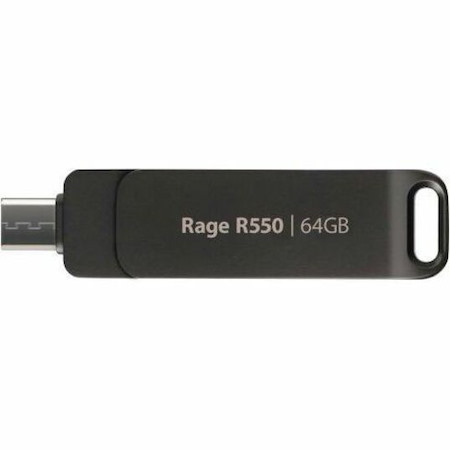 Patriot Memory Rage R550 64GB USB 3.2 (Type A + Type C) Gen 1 Flash Drive
