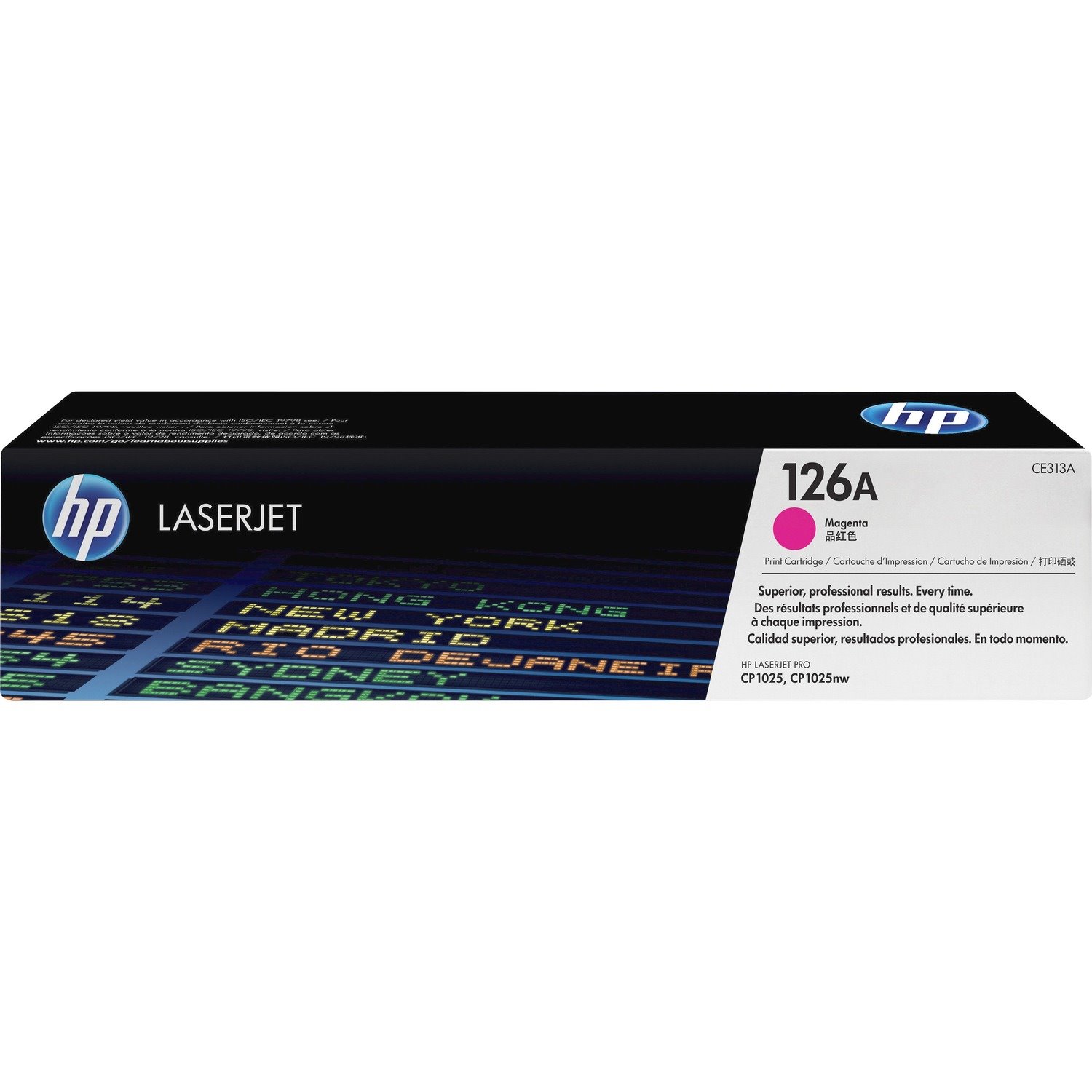 HP 126A (CE313A) Original Standard Yield Laser Toner Cartridge - Single Pack - Magenta - 1 Each